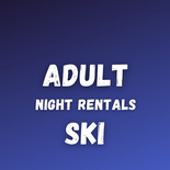 Adult Night Ski Rental