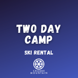 Two Day Camp Ski Rental