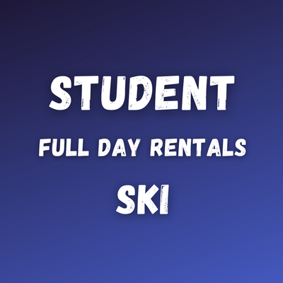 Student Full Day Ski Rental Set