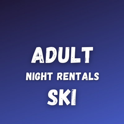 Adult Night Ski Rental