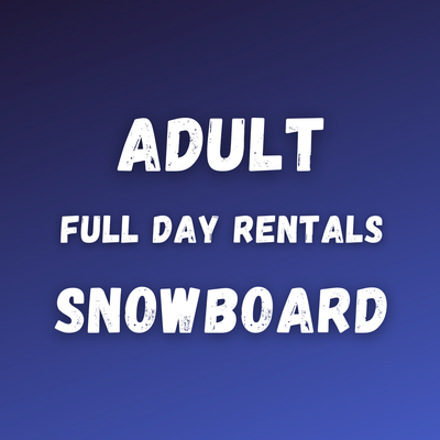 Adult Full Day Snowboard Rental Set